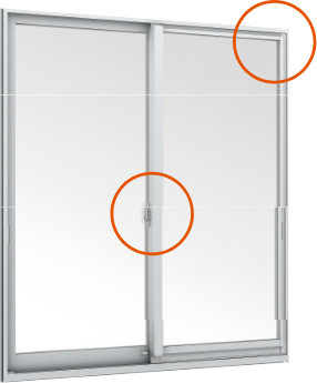 Aluminum sashes contain parts that make them difficult to recycle
